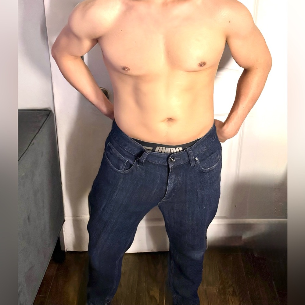 Guess Men's Dark Blue Slim Jeans
